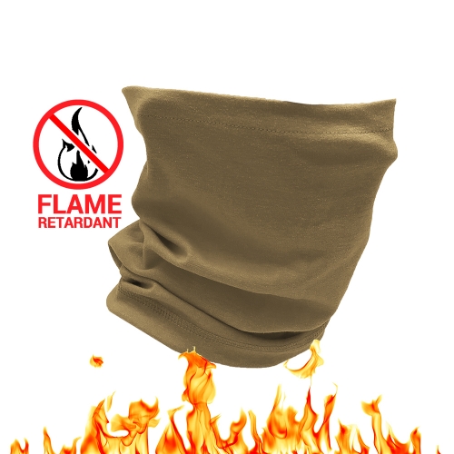 Custom Logo Flame Retardant Light Wrap Bandana Scarf Tube Neck Warmer Gaiter for Fire Resistant Firefighter Oilfield