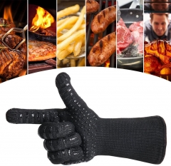 Free sample Customized Aramid Grill Barbecue Glove 1472F Extreme Heat Resistant Glove Oven BBQ Gloves for Kitchen Cooking