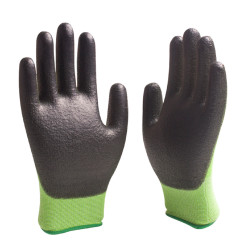 CE certified high quality durable custom nitrile&latex Coated Bamboo Fiber Sensitivity bamboo Working Glove for garden home job