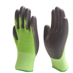 CE certified high quality durable custom nitrile&latex Coated Bamboo Fiber Sensitivity bamboo Working Glove for garden home job