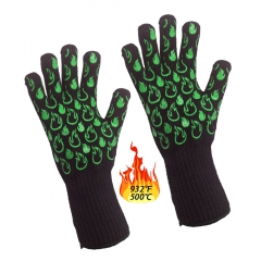 cheap pot holder silicone oven mitts BBQ Grill Gloves Welding Heat Resistant 1472 F Food Grade Kitchen glove safety for baking