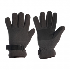 Deliwear Custom Logo Soft Fleece Shell Thermal 3M Thinsulate Winter Gloves for Climbing Cycling Touch Screen