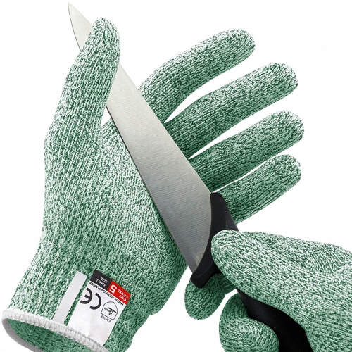 High Grade Anti Cutting HPPE EN388 Durable Cut Proof Safety Work Gloves for Domstic Working