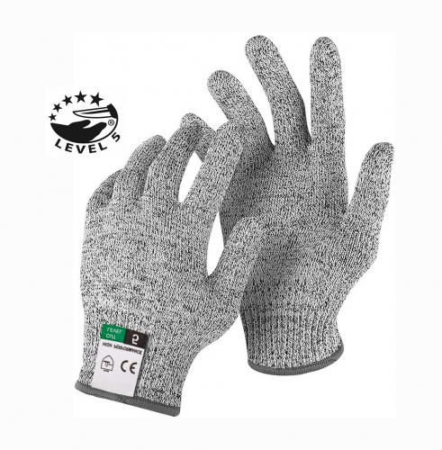 Stainless Steel Grade 5-9 Anti-cut Wear-resistant Slaughter Gardening Hand  Protection Labor Insurance Steel Wire Gloves 1PC