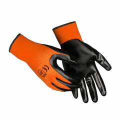 13G knit nitrile glove supplier wholesale nitrile coated work gloves breathable glove nitrile grey for slight wet oily condition