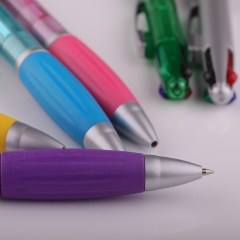 Multi Color Pen with Metal Clip