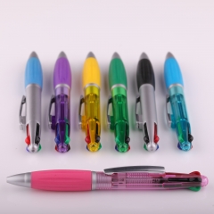 Multi Color Pen with Metal Clip