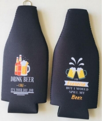 Zip Up Bottle Koozie