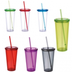 Stadium Cup with Lid & Straw