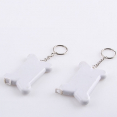 Bone Shape Tape Meausre Key Ring