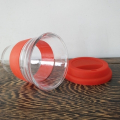 Glass Tumbler with Lid