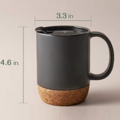 Ceramic Mug with Cork Bottom