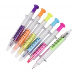 Syringe Highlighter Pen Combo