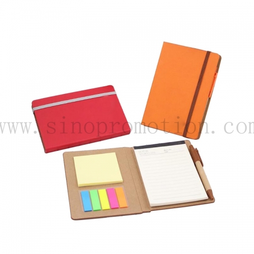 PU Leather Cover Sticky Book