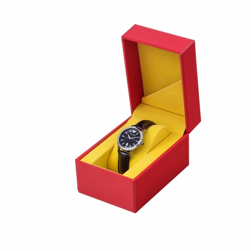 lady design red leather gift watch packaging custom box