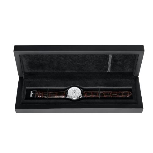 single watch wooden box display elegant velvet gift box packaging