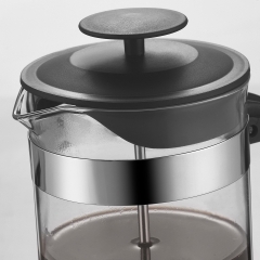 350ml 800ml 1000ml high borosilicate high quality cafetiere insulated glass french press coffee and tea maker