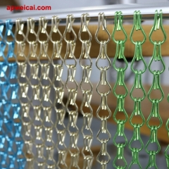 Aluminum Alloy Chain Link Metallic Curtain
