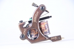 Tattoo Machine Gun Handmade 12 Wraps Pure Copper Coils For Liner and Shader