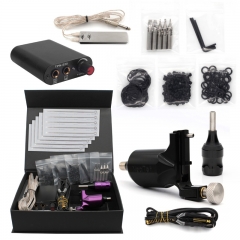 Professional Complete Rotary Tattoo Machine Gun Kit  Foot Pedal