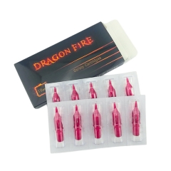 10pcs/Box Red Dragon Fire Tattoo Cartridge Needles with Membrane