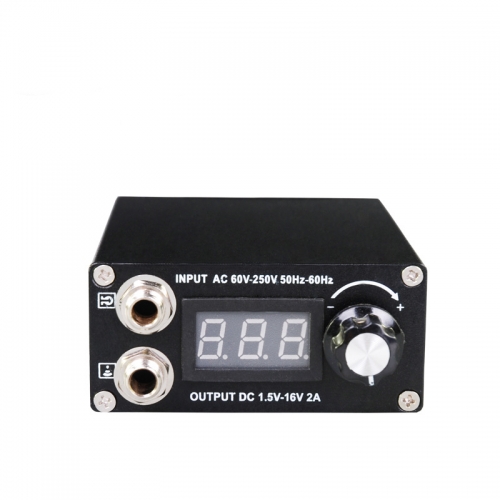 Digital LCD Display Mini Tattoo Power Supply Aluminum Alloy Tattoo Power Supply