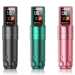 2024 NEW 2.3mm~4.5mm Stroke Wireless Tattoo Pen Machine with 2000mAh Battery Machine for Tattoo Artists