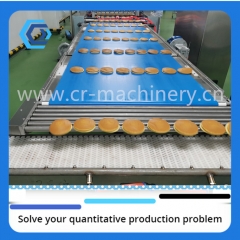 CRM-DPL pancake making machine for sale, full automatic dorayaki pie cake line, China sandwich pancake line manufacturer