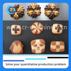 CRM-TCCD multi color multi-shape cookie production line /cookie machine manufacturer/cookie processing line