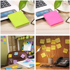 Fasunry Sticky Notes 3x3, 10 Pad Self-Stick Notes, 5 Bright Colors, 100 Sheets/Pad, Great for Reminders, Home, School and Office