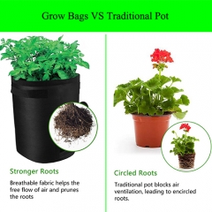 Fasunry Potato Grow Bags 7 Gallon, Durable Fabric Planting Pots with Strap Handles, Perfect for Vegetables and Fruits