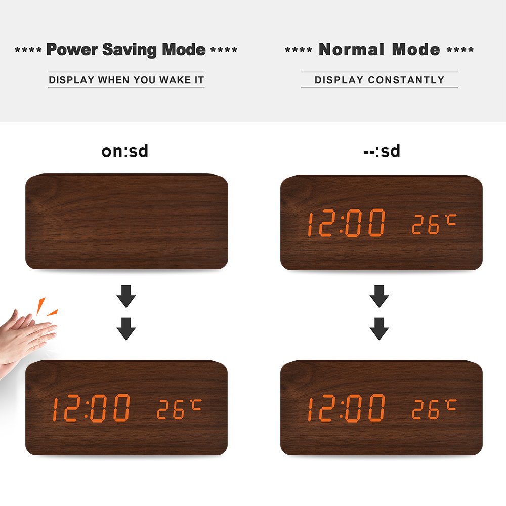 LED ALARM DIGITAL CLOCK