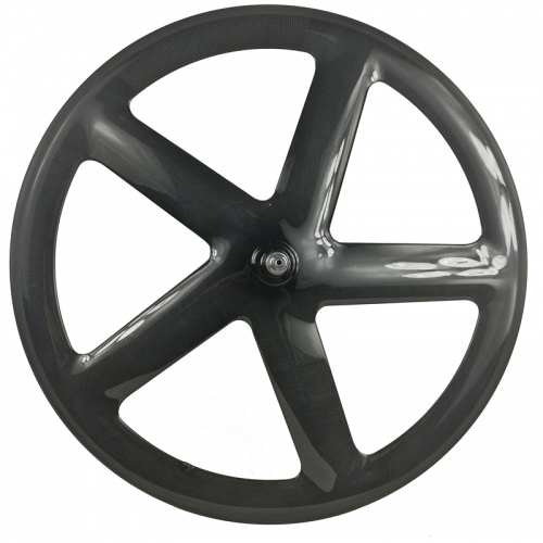 [CBRT20Z5] carbon 5 spoke wheels Track 700c bicycle carbon road  five spoke wheels