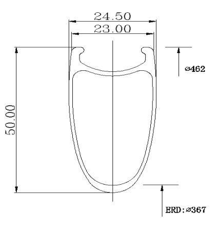 [CB451RD50] 20inch 451 carbon rims 50mm BMX bicycle carbon road/track/fixed/disc clincher tubular wheel