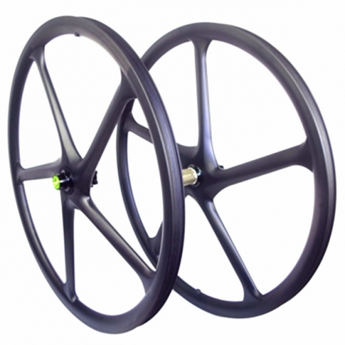 [CB29XC27] Lefty 1.0/2.0 29er and 700C Road disc brake 27mm Width Carbon Mountain 29" Wheels Five-Spoke Clincher Tubeless Compatible 5 spoke mtb wheel