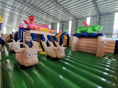 inflatable dinosaur park