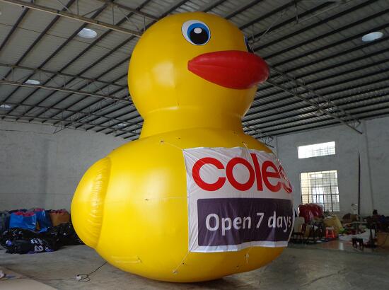large inflatable duck