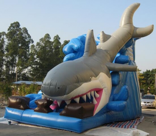 Shark Inflatable Dry Slide
