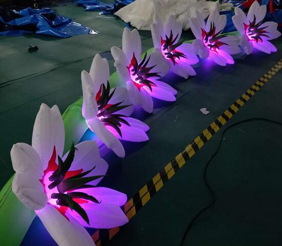 inflatable lily flower chain