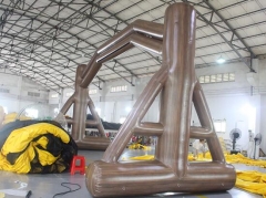 Large Wooden Texture Airtight Inflatable Arch