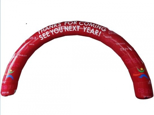 Red Inflatable Arch for Events