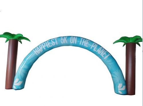 Palm Trees Inflatable Race Arch for Sale