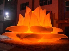 Giant Inflatable Lighting Lotus Flower