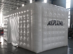 White Airtight Inflatable Cube Tent