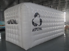 White Airtight Inflatable Cube Tent