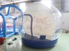 Inflatable Snow Globe with Snowman and Christmas Tree