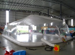 Blow up Pool Cover Dome Tent