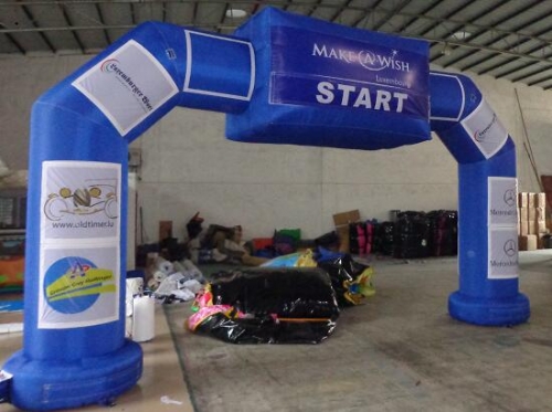 Velcro Banner Inflatable Start Finish Line Arch