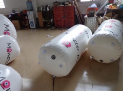 White Inflatable Circular Race Marker Buoys