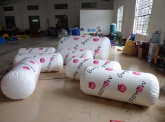 White Inflatable Circular Race Marker Buoys